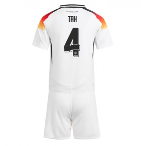 Fotbalové Dres Německo Jonathan Tah #4 Dětské Domácí Oblečení ME 2024 Krátký Rukáv (+ trenýrky)